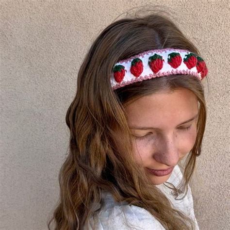 strawberry headbands for women.